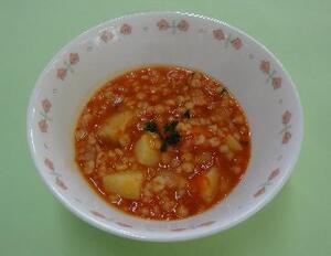 押麦入りミラノ風ミネストローネ