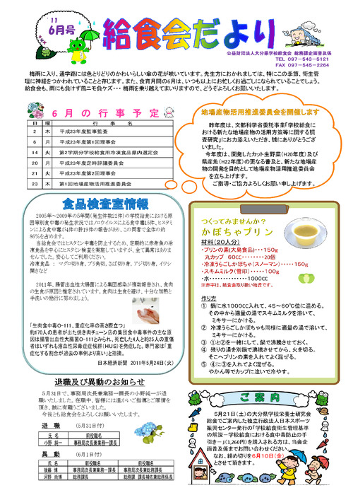 平成23年（2011年）6月号