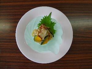 タコとレンコンの和え物