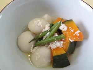 南瓜と里芋のそぼろ煮