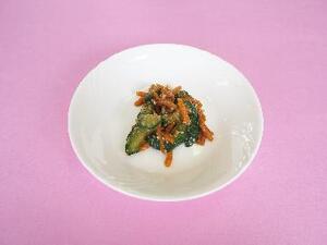 きゅうりのスタミナ和え