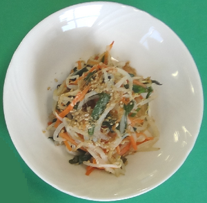 にらともやしのかぼす和え